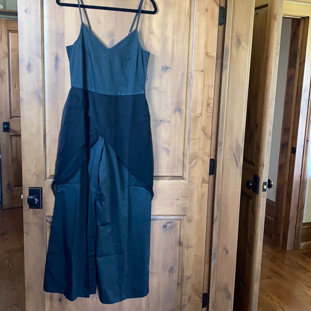 Black Carolina K wide leg sleeveless jumpsuit